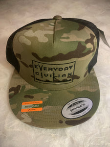 Fit EveryDayCivilian Snapback Flex Multicam Hat