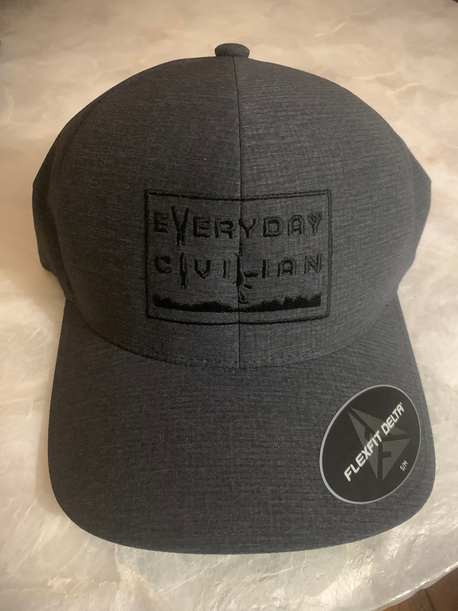 EveryDayCivilian Melange Charcoal Delta Hat FlexFit