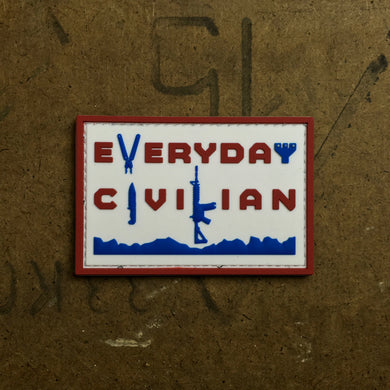 EveryDayCivilian PVC Patch Red, White, & Blue