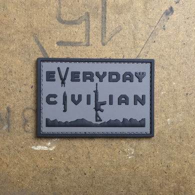 EveryDayCivilian PVC Patch Grey & Black